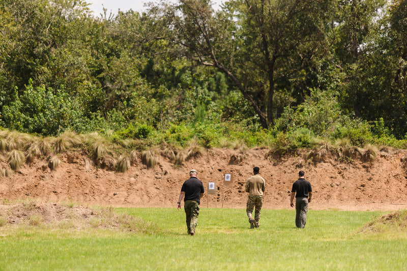 training on the range