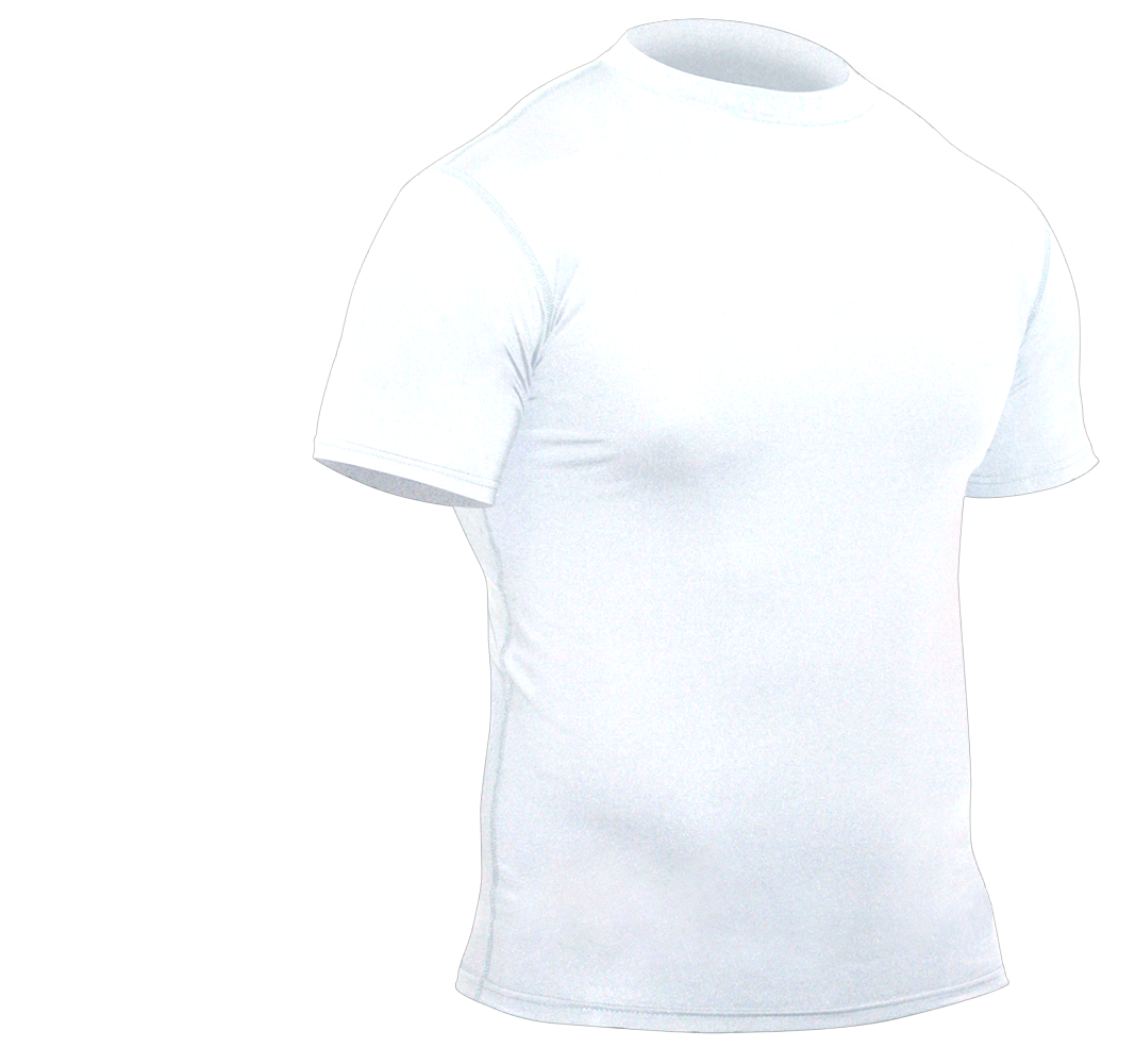 Clearance: PowerSkins® Compression Shirt - White