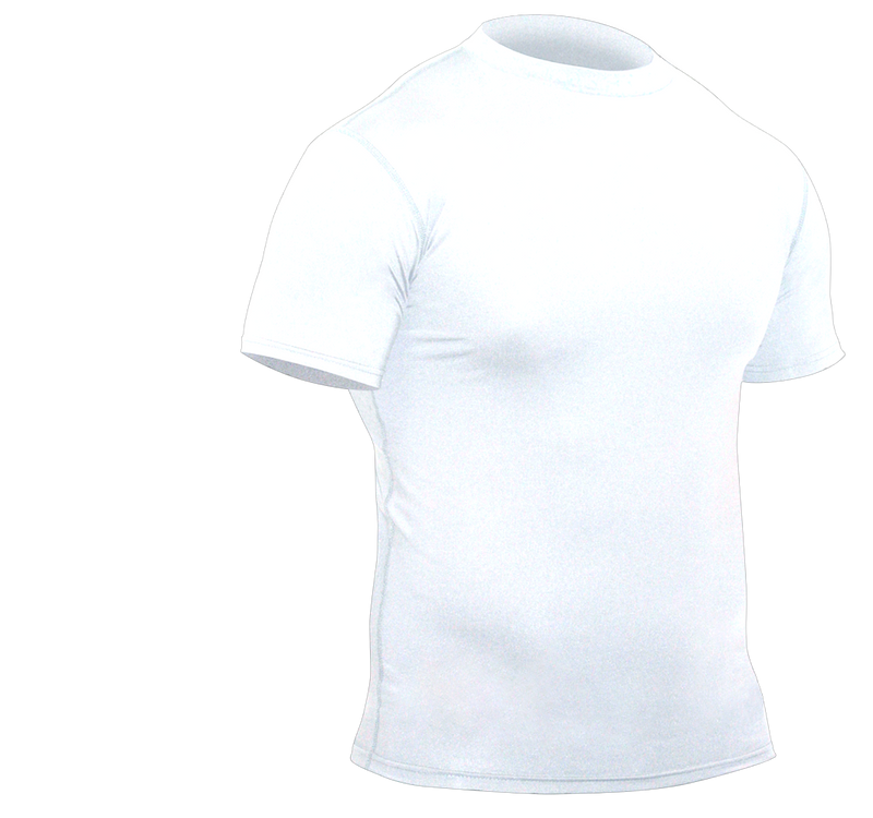 Clearance: PowerSkins® Compression Shirt - White