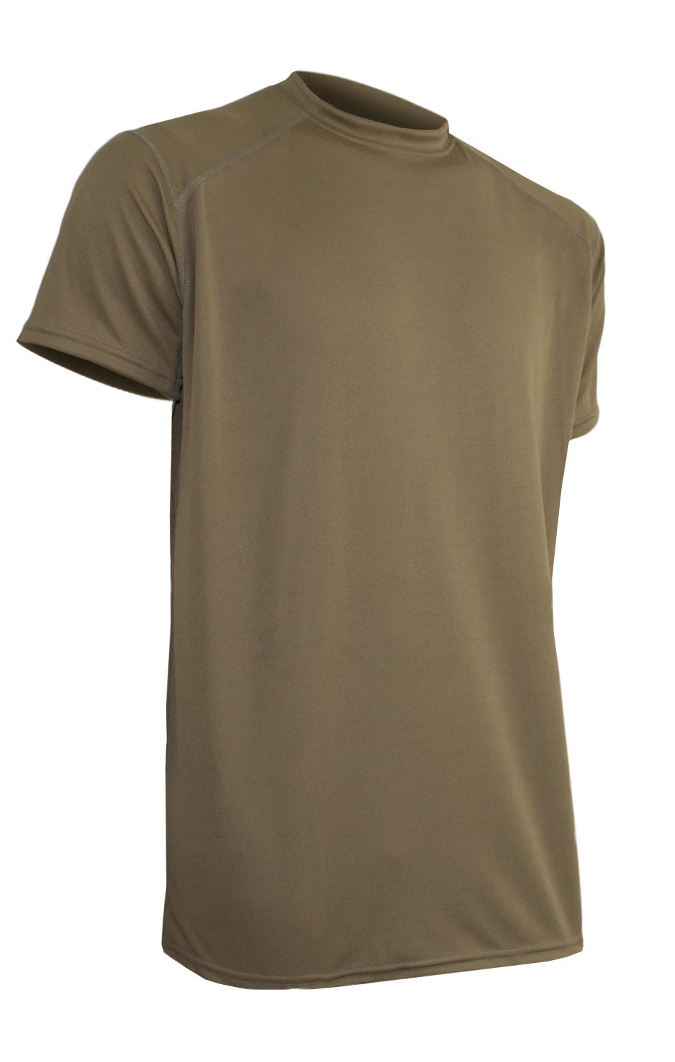 Coyote brown moisture shop wicking t shirt